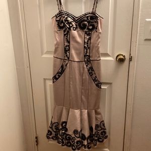 Karen Millen - Size 6 - Pink Silk Dress